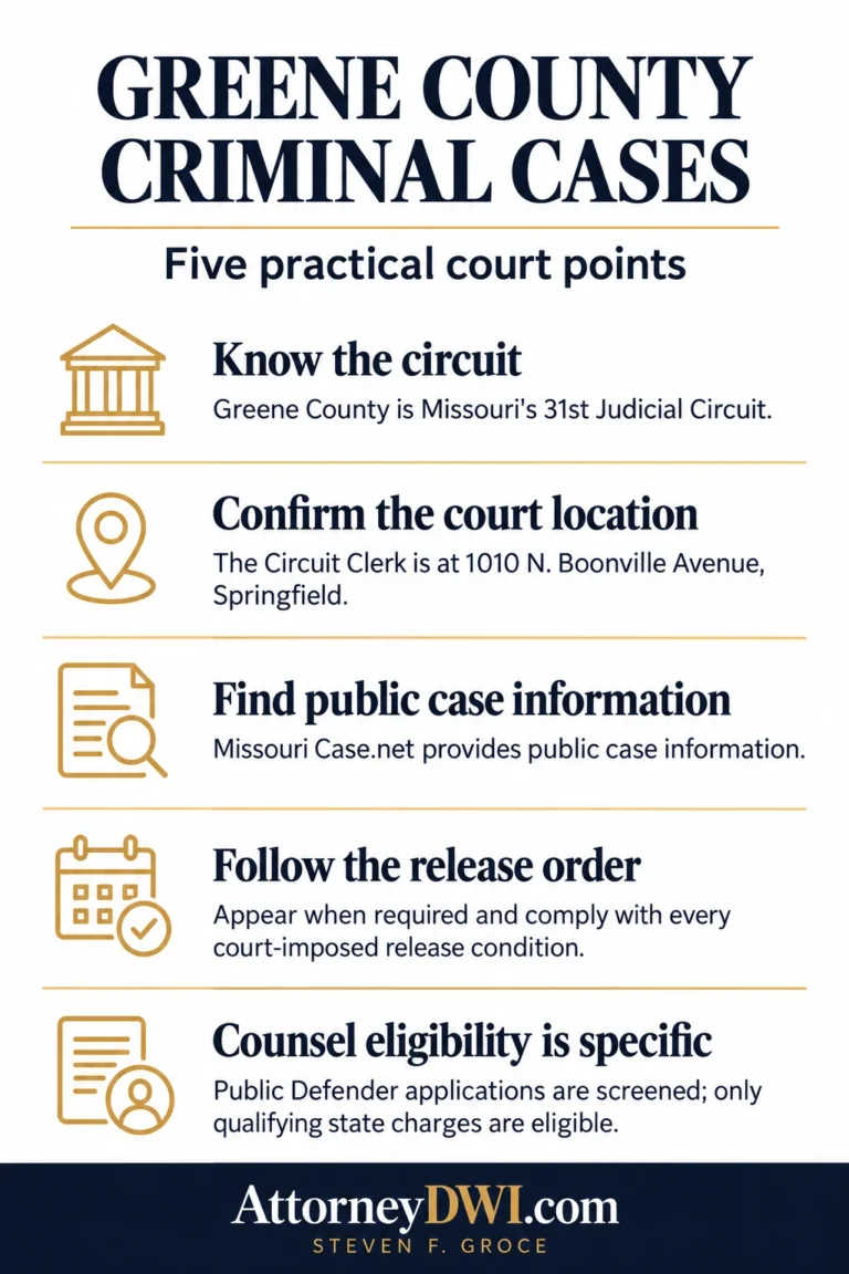 Greene County Criminal Defense Lawyer infographic