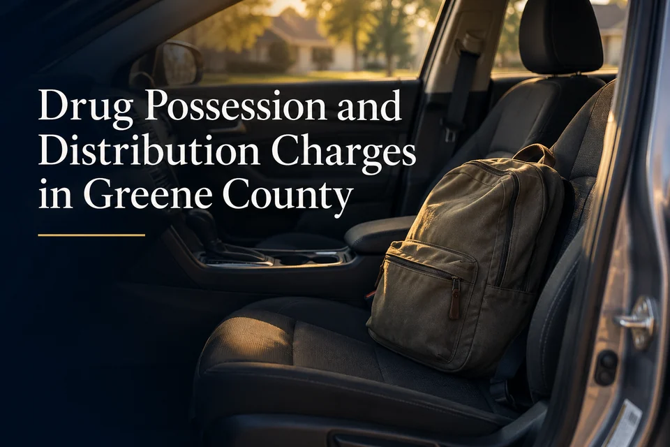 Drug Possession and Distribution Charges in Greene County.