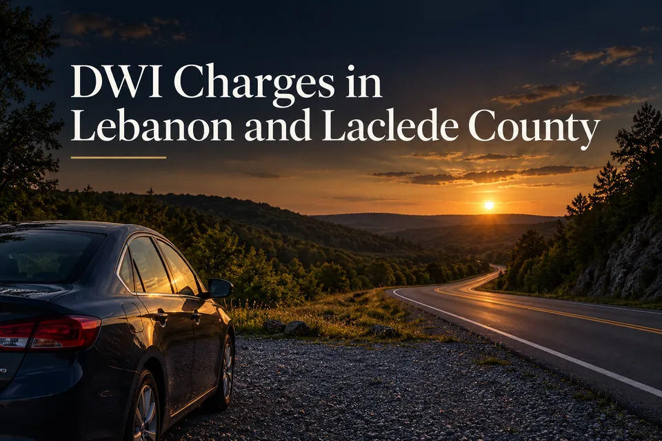 DWI Charges in Lebanon and Laclede County.