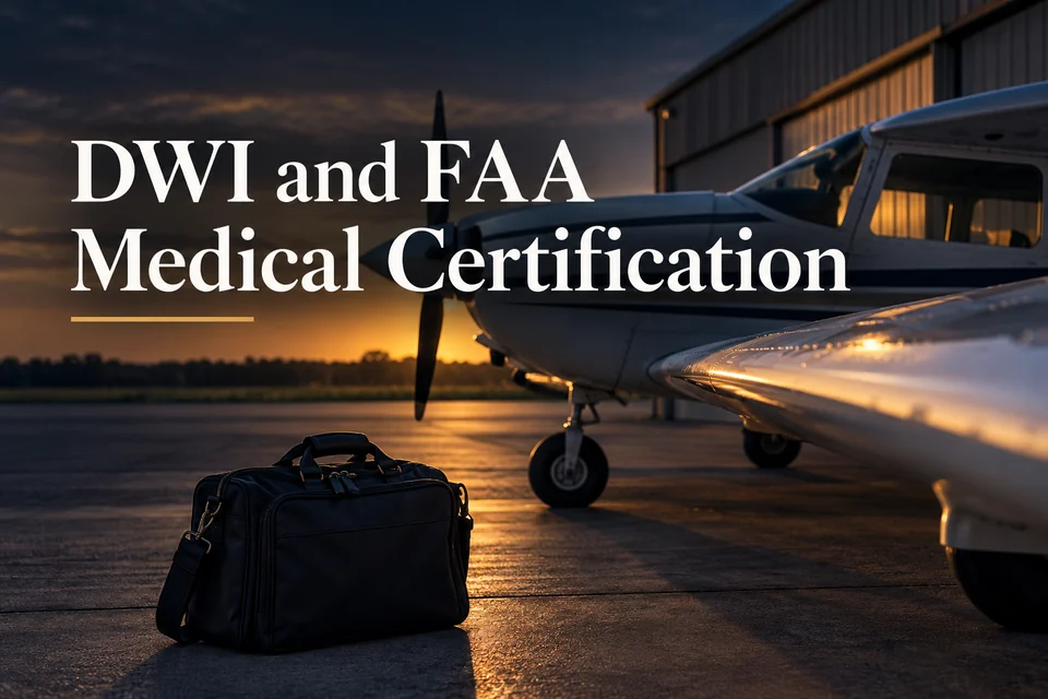 DWI and FAA Medical Certification.
