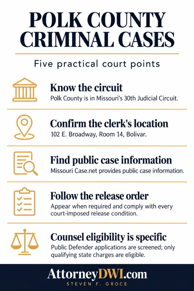 Polk County Criminal Defense Lawyer infographic