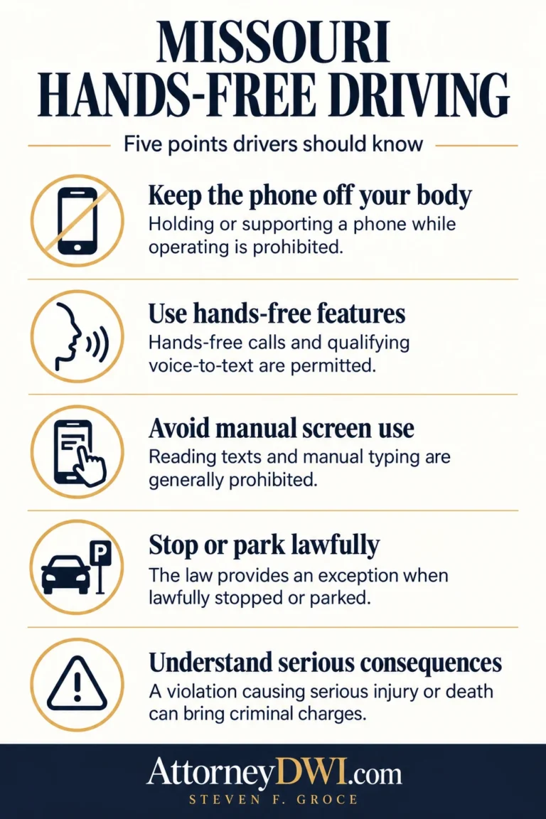 Springfield Distracted Driving Attorney infographic