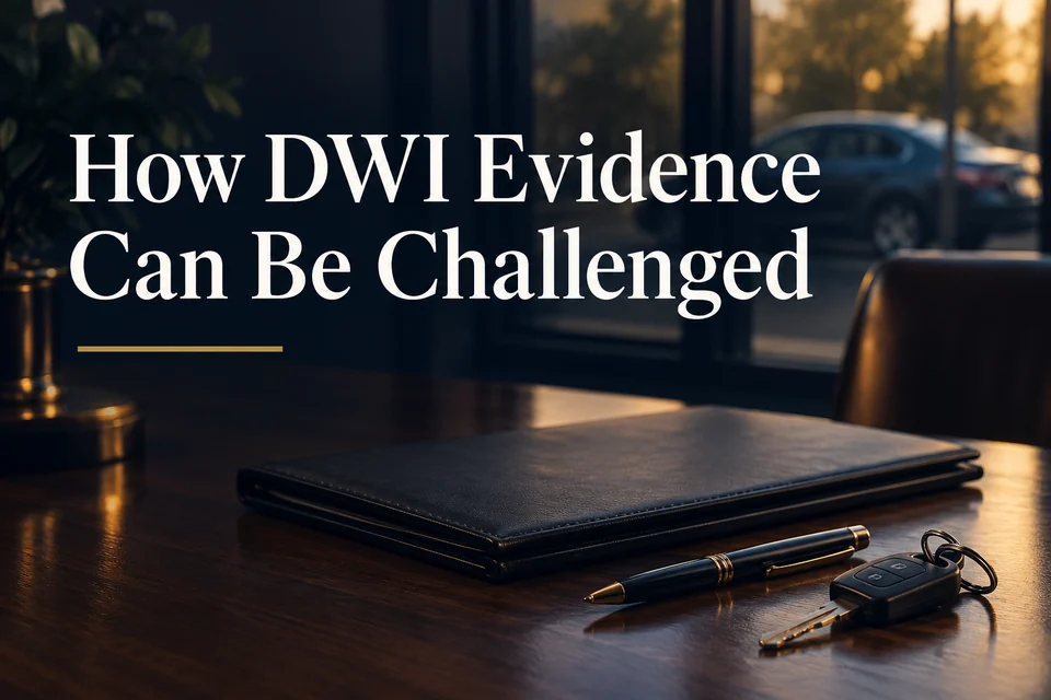 How DWI Evidence Can Be Challenged.
