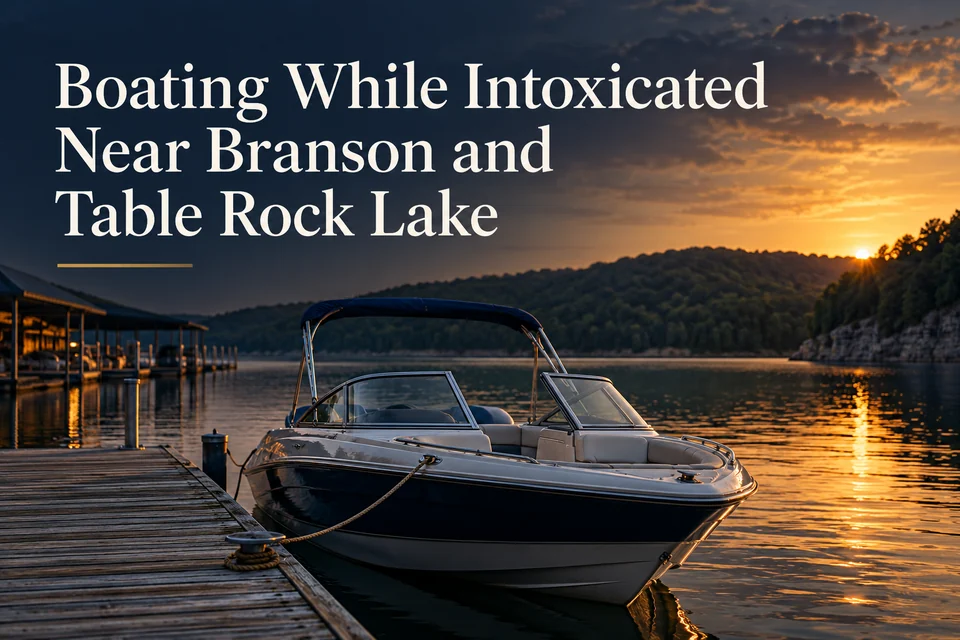 Boating While Intoxicated Near Branson and Table Rock Lake.