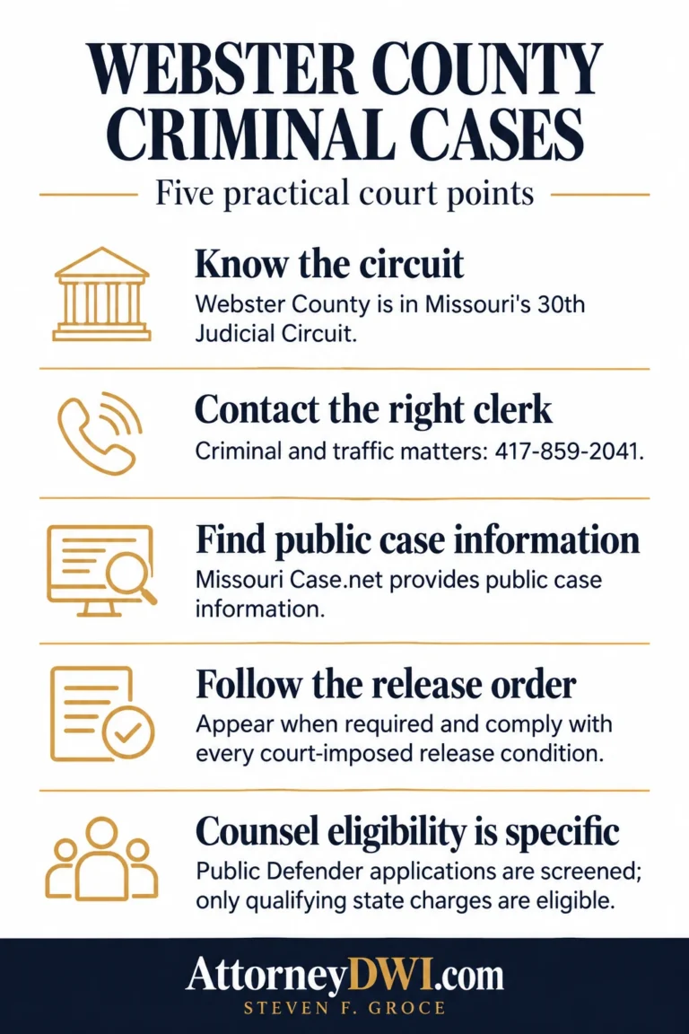 Webster County Criminal Defense Lawyer infographic
